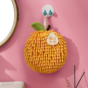 Fabrikadan kişiselleştirilmiş Logo kırmızı neşeli trabzon hurması kar Neil hentbol emici mutfak asılı havlu düz renk desen silin - Product Image 4