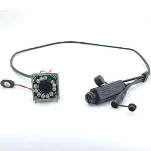 HDV 4.0MP 0.001Lux IP Mini Módulo de cámara PCB con lente de placa Gran angular POE Micrófono Altavoz con 12PCs IR-Leds Visión nocturna - Product Image 5