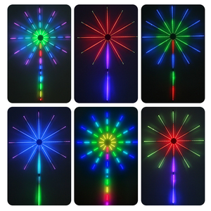 Su geçirmez 5V 5050 WS2812B programlanabilir akıllı piksel RGB Led noel havai fişek ışık - Product Image 4