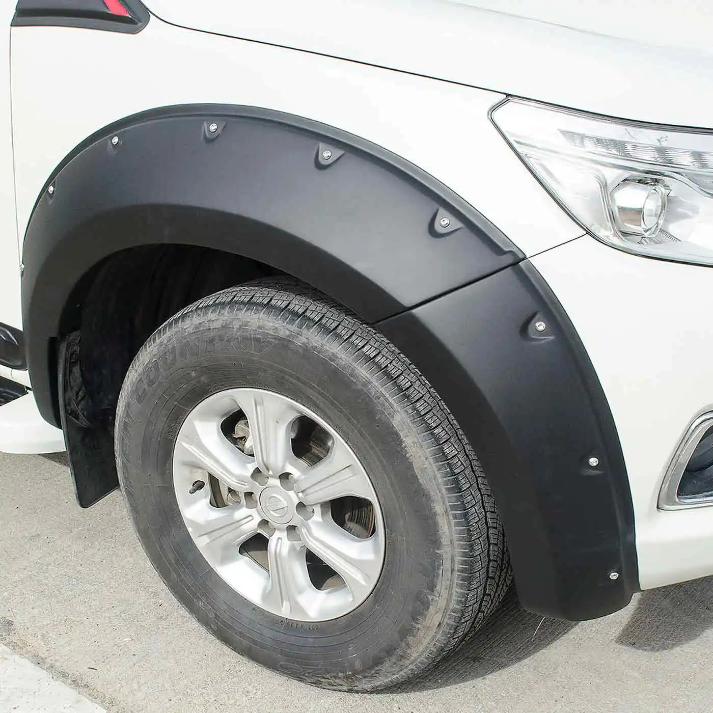 Fender para navara np300 2014, acessórios externos, lisos, foscos, preto, 9 polegadas