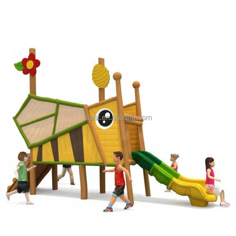 Economical Wood Playsets: Customized for Parks