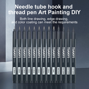 Pena garis halus kaligrafi tahan air pena tahan pudar ujung pena mikron garis halus spidol seni sketsa - Product Image 6