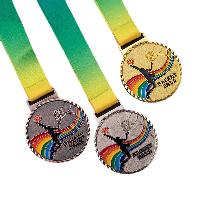 Produsen Kustom Kualitas Tinggi Medali Olahraga Maraton 3D Logam
