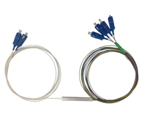 2x4 Mini PLC Optical <strong>Splitter</strong> Single Mode with SC Connector 2x4 PLC <strong>Splitter</strong> FTTH White or Colorful, Can Be Customized 0.9mm - Product Image 2