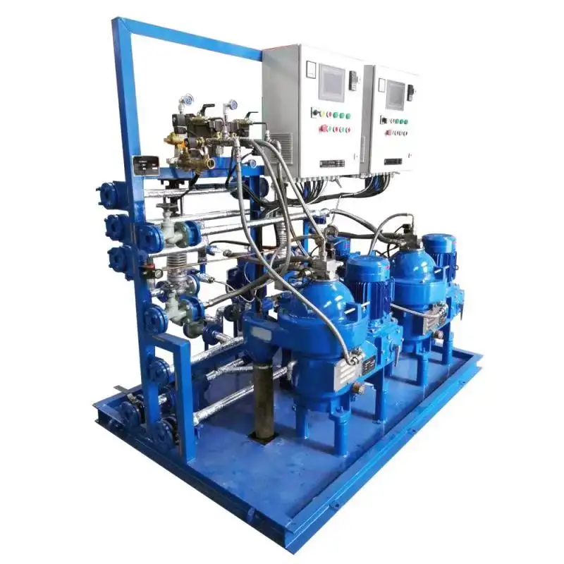 Calefacción a vapor 1500lph Diesel Oil Separator Modular