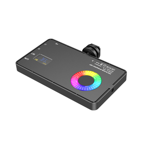 RGB Video ışığı dahili 4000 mAh şarj edilebilir pil LED kamera ışık RGB Bi renk 12 modları ışık efektleri lamba - Product Image 1