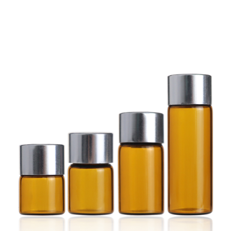 amber+sliver screw cap