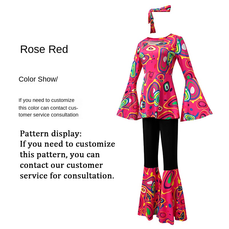 Rose red pattern display