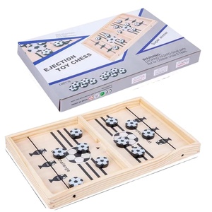 Aile ev masaüstü oyunları ahşap masaüstü satranç tahtası oyunu hızlı Sling Puck <span class=keywords><strong>Gam</strong></span>