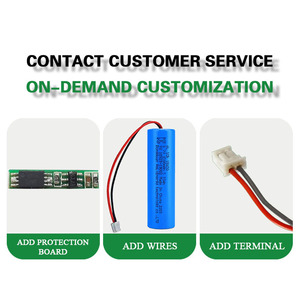 OEM 18650锂离子电池，带Pcb Pcm接头线3.7v 1s1p 7.4v 2s1p 11.1v 3s1p 3s2p 2600mah 3400mah 6000mah电池组