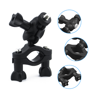 Yüksek kalite <span class=keywords><strong>360</strong></span> derece rotasyon bisiklet gidon montaj adaptörü vida bisiklet montaj aksesuarları kiti için GoPro 10 9 8 7 6 5 kamera