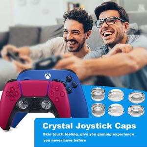 HOXC Joystick kavrama için Ps5 Ps4 denetleyici, sıvı silikon başparmak sapları kapak Analog sopa Xbox 360, xbox One denetleyici - Product Image 5