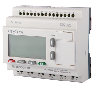 PR-18DC-DA-RT controllore logico programmabile PLC relè programmabile RIVETECH automation direct lavanderia alimentatore plc - Product Image 2