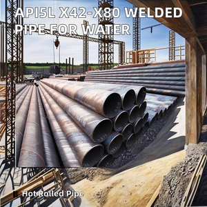 API5L X42 X52 X60 X70 X80镀锌钢管黑色饰面美国材料试验学会SABS水工程结构认证 - Product Image 2