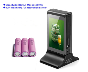 3 in 1 <strong>Wifi</strong> Restaurant Coffee Shop Bars Table Menu Power Bank <strong>with</strong> Advertising Player and Touch Screen - Product Image 3
