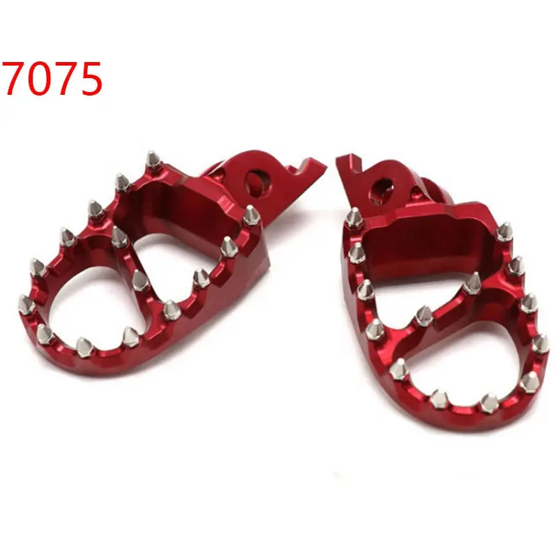 7075 Spina del piede Pedale Riposo Per CR CRF CR125 CR250 CRF150R CRF450R CRF250R CRF450X Dirt Bike Motocross Enduro Super-moto