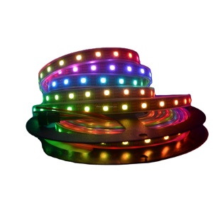 5 м Сменные цвет RGB цифровой Светодиодные полосы света SMD5050 60led/M 20IC гибкая светодиодная лента Водонепроницаемый IP67 WS2811 Светодиодные полосы pixel - Product Image 1