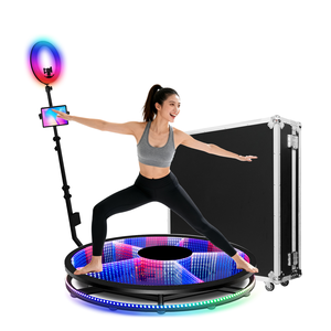 Partiler için 360 derece fotoğraf kabini makine otomatik yavaş hareket dönen Video kamera Check-in uzaktan yazılım APP - Product Image 1