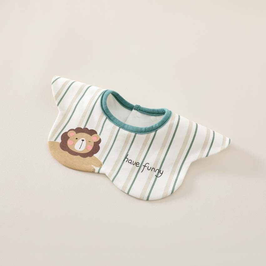Bring Good Luck with the Lion Petal Bib