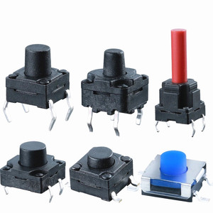 <strong>12x12</strong> Tactile <strong>Switch</strong> Cap square 4 Pin Dip Push Button Tact <strong>Switch</strong> for Pcb - Product Image 4
