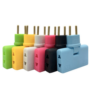 <strong>Rotate</strong> Plug Eu Converter One in Three 180 Degree Extension Plug Multi Plug Mini Slim Wireless Outlet <strong>Adapter</strong> Light Convenient - Product Image 1