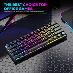 Wireless BT/2.4Ghz 60% RGB Gaming <strong>Keyboard</strong> Three Modes Connectable Wireless Mechanical <strong>Keyboard</strong> - Product Image 5