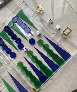 Bộ Trò Chơi Backgammon Acrylic Lucite Backgammon Du Lịch Tiện Dụng Bộ Trò Chơi Backgammon Acrylic Bán Sỉ Từ Nhà Máy - Product Image 2