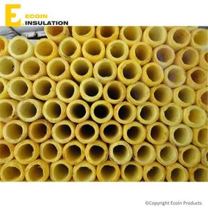 Thương Mại 15 Mm 32 Mm 35 Mm Ống Cách Nhiệt Ống, 1 2 3 4 6 8 Inch Sợi Thủy Tinh Len Ống Cách Nhiệt Ống - Product Image 4