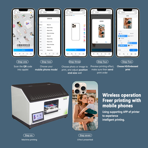 Cedle yeni ürün akıllı UV All-in-one yazıcı Mini UV yazıcı Iphone Tablet Film korumak için mürekkep püskürtmeli yazıcı - Product Image 3