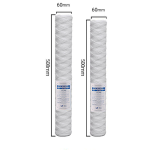 1 Micron Universal <strong>String</strong> <strong>Wound</strong> <strong>Sediment</strong> Water <strong>Filter</strong> Cartridge 20&quot; X 2.5&quot; for Any 20 Inch RO Unit for Retail Use - Product Image 6