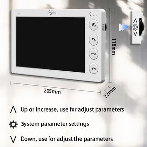 Anjielo Smart Building bis zu 12 Geräte kommunizieren in Echtzeit überwachung Mehrfamilien-Video-Intercom-System - Product Image 3