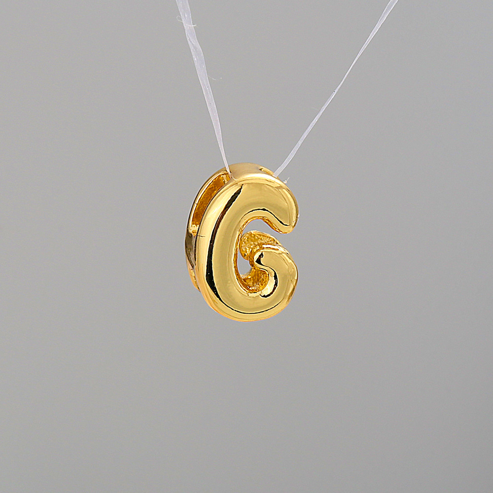 Gold-G(Single Pendant No Necklace)