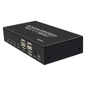 Factory Price 4x1 HD/USB2.0 <strong>KVM</strong> <strong>SWITCH</strong> for Desktop Keyboard Printer