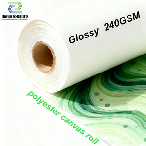 Sinh thái dung môi bóng Kim Cương Polyester tường bao gồm cuộn nghệ thuật có thể in 240gsm in vải kéo dài cho in ấn máy in phun - Product Image 1