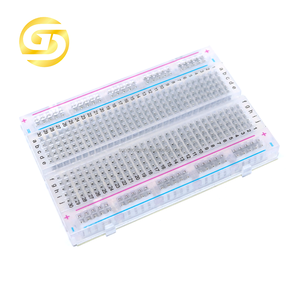 400 Tie-Point Bread board MB-101 400 Löcher Leiterplatte Donut Board für Arduino Education Test Board Transparent - Product Image 4