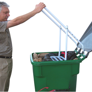 JH-Mech Wheelie Bin <strong>Compactor</strong> Press Indestructible Labor-Saving Touchless Carbon Steel Rubbish Bin <strong>Compactor</strong>