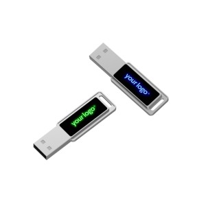 USKY工厂新款定制彩色发光二极管点亮u盘高品质2.0芯片礼品商务创意u盘 - Product Image 3