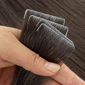 <strong>Easy</strong> to Apply and Remove Safe Glue Russian Hair Extensions Wholesale Tape in Extensions <strong>Human</strong> Hair Injection - Product Image 1
