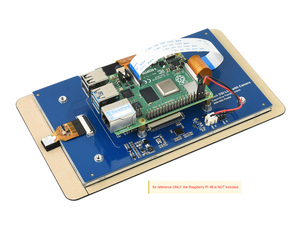 Waves hare für Raspberry Pi mit 5MP Frontkamera X480 DSI 7 Zoll kapazitives Touch-Display 7 Zoll DSI-LCD (mit Kamera)