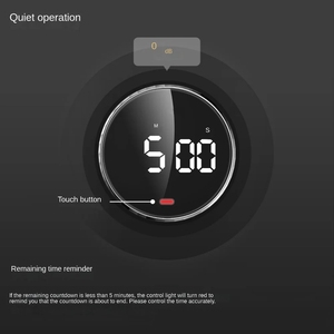 Led Timer digitale per cucina cucina doccia apprendimento cronometro allarme conto alla rovescia rotazione del Volume regolazione magnetica - Product Image 6
