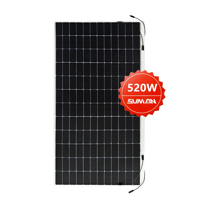 מחיר סיטונאי פאנלים סולאריים גמישים 100W 200W 380W 430W 520W PV מודול פאנלים סולאריים חצי גמישים