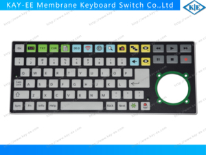 Teclado de membrana de varios botones para ordenador industrial con relieve a los botones - Product Image 2