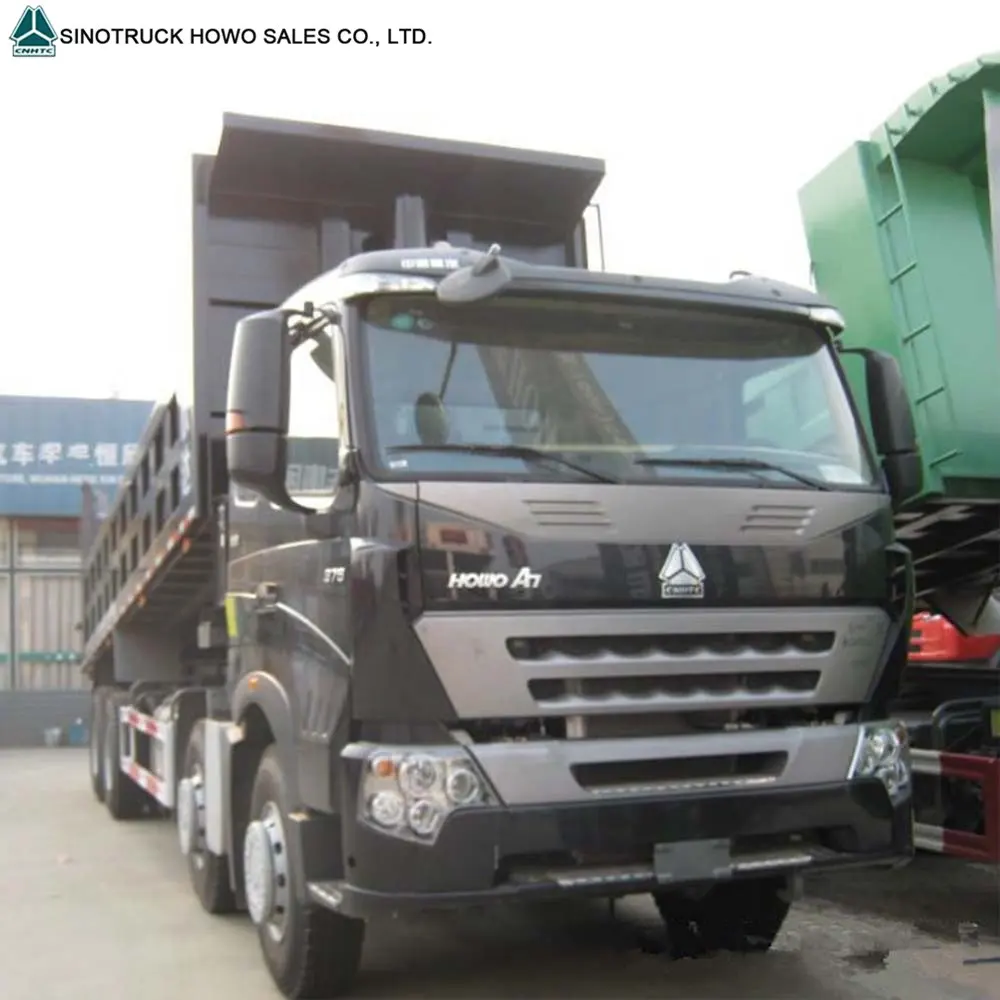 Camión Sino usado, camión volquete de minería Howo A7 8x4, en oferta, en china