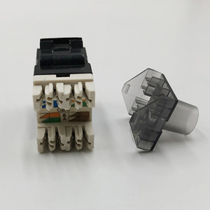 Connettore AMP RJ45 CAT6 keystone jack modulo presa cablaggio rete computer - Product Image 2