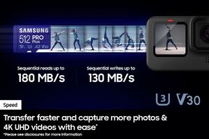การ์ดหน่วยความจำซัมซุงโปรพลัสของแท้128GB 256GB 512GB 1TB Micro TF แฟลช SD การ์ดความจำ4K U3 180เมตร/วินาทีสำหรับโทรศัพท์ - Product Image 3