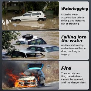 Bir saniye cam kırıcı emniyet kemeri kesici araba cam kesici araç emniyet çekiç acil kaçış aracı araba cam kırıcı - Product Image 5