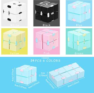 Color Optional Magic Cube Macaron Color Decompression Deformation New Creative Magic <strong>Rubikes</strong> Infinity Cube Fidget <strong>Toy</strong> - Product Image 2
