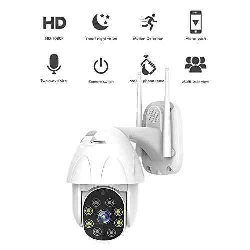 Yoosee App Compatible Wireless HD 1080P Mini PTZ IP Camera 2MP Outdoor Smart CCTV Double Lights 2.5 Inch Display Network Camera