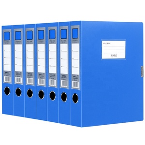 Venta al por mayor caja de archivos carpetas de archivos plegables organizador caja de documentos de escritorio Carpeta de plástico de archivos en expansión - Product Image 1