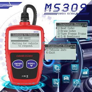 Engine Fault <strong>Code</strong> <strong>Reader</strong> Scanner Car Check Engine Fault Diagnostic Tool OBD2 Car <strong>Code</strong> <strong>Reader</strong> <strong>MS309</strong> - Product Image 3